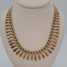 Load image into Gallery viewer, 9ct Gold Egyptian Revival Waterfall Necklace
