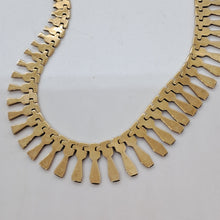 Load image into Gallery viewer, 9ct Gold Egyptian Revival Waterfall Necklace
