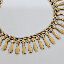 Load image into Gallery viewer, 9ct Gold Egyptian Revival Waterfall Necklace

