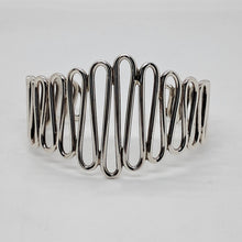Load image into Gallery viewer, Sterling Silver Wavy Cuff Bracelet

