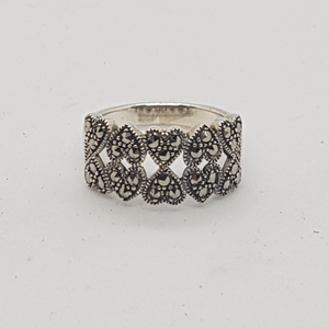 Sterling Silver Marcasite Ring