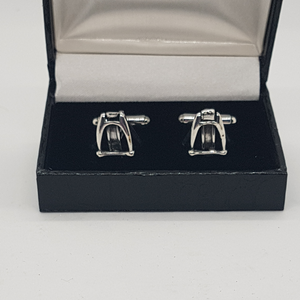 Sterling Silver Stirrup Cufflinks