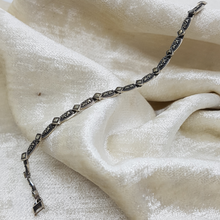 Load image into Gallery viewer, Sterling Silver Marcasite Bracelet
