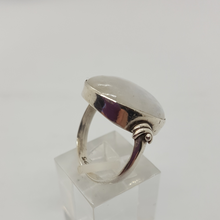 Load image into Gallery viewer, Vintage Sterling Silver and Moonstone Ring
