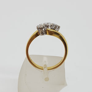 18ct Gold 3 Stone Diamond Ring