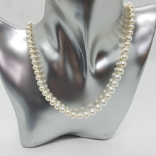 Load image into Gallery viewer, 18ct Gold Diamond Cultured Pearl Necklace
