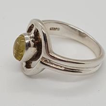 Load image into Gallery viewer, Sterling Silver Lemon Quartz Ring
