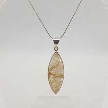 Load image into Gallery viewer, Sterling Silver Rutile Quartz Pendant
