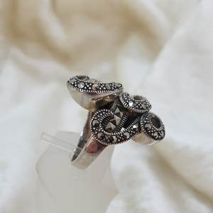 Sterling Silver Marcasite Ring