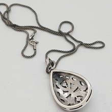 Load image into Gallery viewer, Sterling Silver Marcasite Pendant

