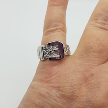 Load image into Gallery viewer, Sterling Silver Buckle Ring
