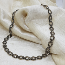 Load image into Gallery viewer, Sterling Silver Marcasite Necklace.
