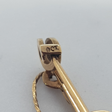 Load image into Gallery viewer, Antique 9ct Gold Horseshoe and Crop Stock Pin
