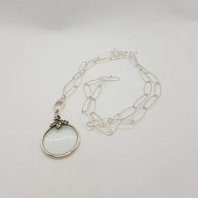 Load image into Gallery viewer, Sterling Silver Magnifying Glass and Chain
