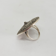 Load image into Gallery viewer, Sterling Silver Marcasite Ring
