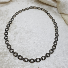 Load image into Gallery viewer, Sterling Silver Marcasite Necklace.
