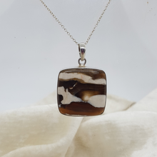 Load image into Gallery viewer, Sterling Silver Peanut Wood Jasper Pendant
