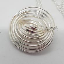 Load image into Gallery viewer, Handmade Sterling Silver Pendant by Yulan

