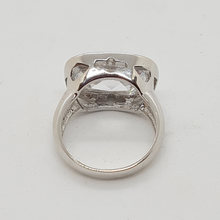 Load image into Gallery viewer, Sterling Silver and Crystal Ring
