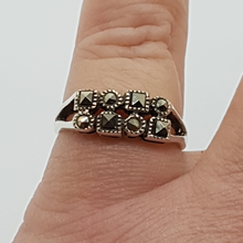 Load image into Gallery viewer, Sterling Silver Marcasite Ring
