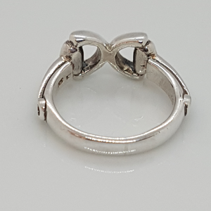 Sterling Silver Snaffle Ring