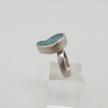 Load image into Gallery viewer, Handmade Silver Aquamarine Ring

