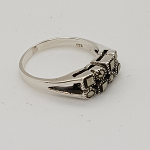 Sterling Silver Marcasite Ring