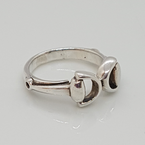 Sterling Silver Snaffle Ring