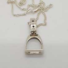 Load image into Gallery viewer, Sterling Silver Stirrup Pendant
