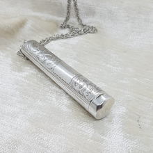 Load image into Gallery viewer, Antique Sterling Silver Case and Chain
