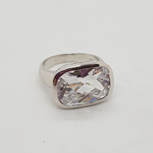 Load image into Gallery viewer, Sterling Silver and Crystal Ring
