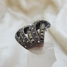 Load image into Gallery viewer, Sterling Silver Marcasite Ring
