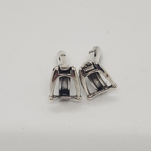 Sterling Silver Stirrup Cufflinks