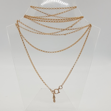 Load image into Gallery viewer, Antique 9ct Gold Longuard Chain
