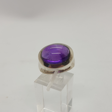 Load image into Gallery viewer, Vintage Sterling Silver and Amethyst Ring
