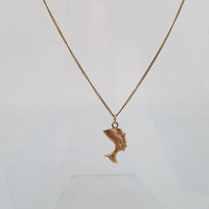 9ct Gold Nefertiti  and Chain