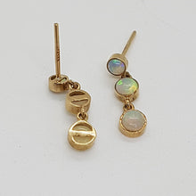 Load image into Gallery viewer, 9ct Gold Opal Drop Earrings
