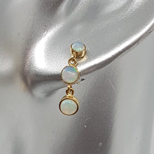 Load image into Gallery viewer, 9ct Gold Opal Drop Earrings
