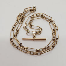 Load image into Gallery viewer, Vintage 9ct Gold T-Bar Necklace

