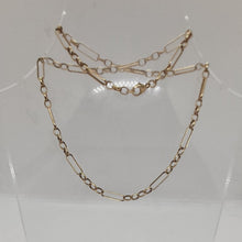 Load image into Gallery viewer, Vintage 9ct Gold T-Bar Necklace
