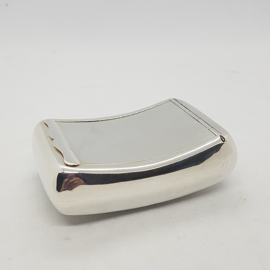 Antique Sterling Silver Snuff Box.