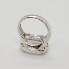 Load image into Gallery viewer, Sterling Silver and Crystal Ring
