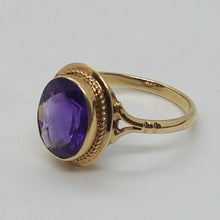 Load image into Gallery viewer, 9ct Gold Amethyst Ring
