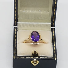 Load image into Gallery viewer, 9ct Gold Amethyst Ring
