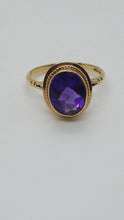 Load image into Gallery viewer, 9ct Gold Amethyst Ring
