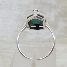 Load image into Gallery viewer, Sterling Silver Marcasite and Turquoise Ring
