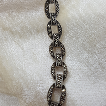 Load image into Gallery viewer, Sterling Silver Marcasite Necklace.
