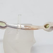 Load image into Gallery viewer, Handmade Sterling Silver Peridot Bangle
