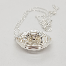 Load image into Gallery viewer, Handmade Sterling Silver Pendant by Yulan
