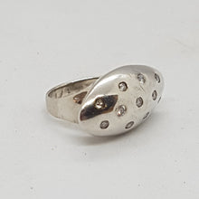 Load image into Gallery viewer, Vintage Sterling Silver and CZ Ring
